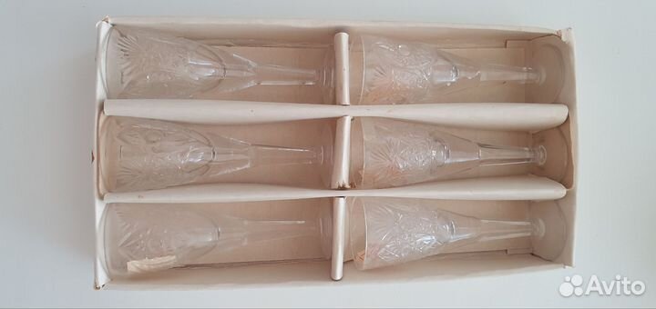 Рюмка бокал хрусталь Дятьково набор