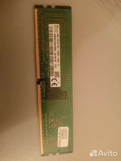 Оперативная память ddr4 4gb 2400