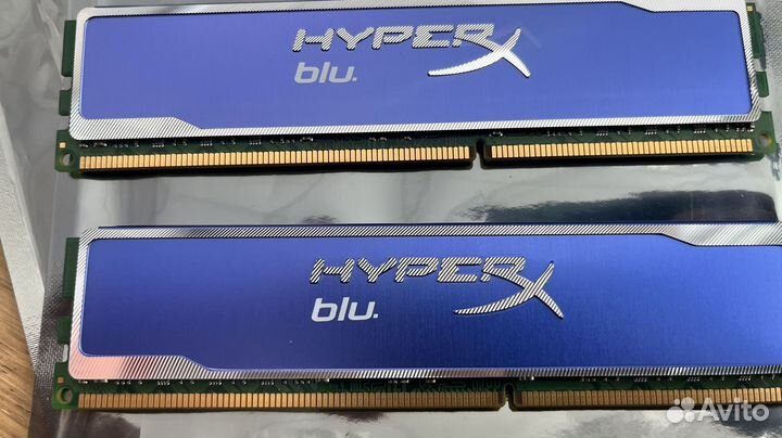 Ddr3 8gb 2шт 1600mhz Kingston