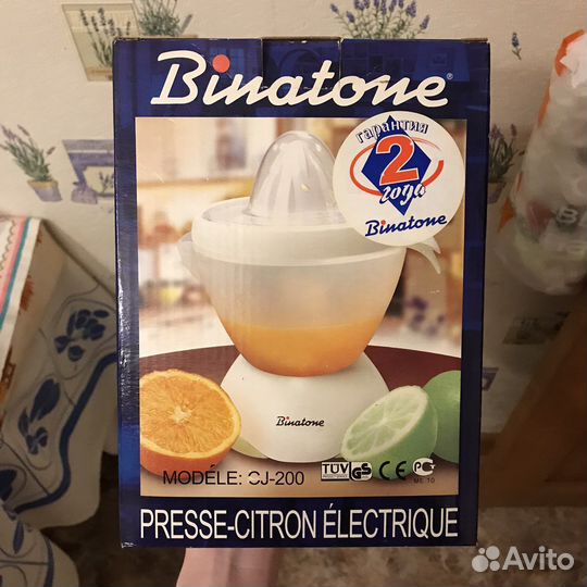 Соковыжималка binatone je-200
