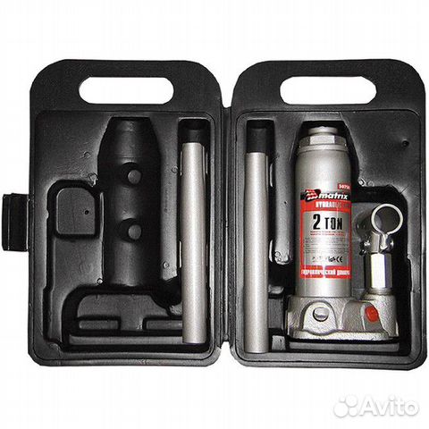 Домкрат гидравлический бутылочный в кейсе 2 Тонны