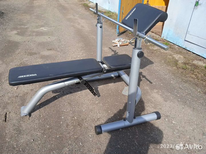 Скамья для жима +стойка +штанга с блинами