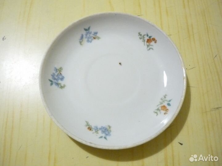 Бокалы, блюдца, розетка (винтаж, СССР)