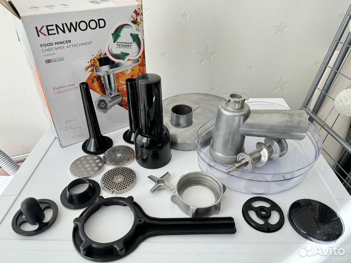 Kenwood насадка мясорубка KAX950ME