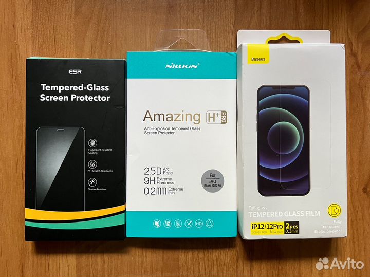 Набор стекол на iPhone 12/12 Pro