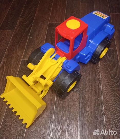 Детский трактор экскаватор