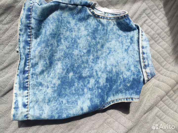 Джинсовый костюм для мальчика 92