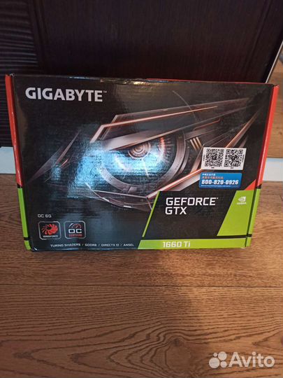 Видеокарта gtx 1660 ti 6gb