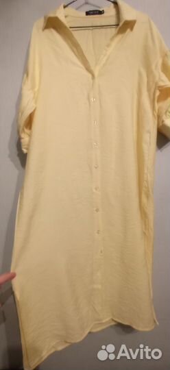 Туника пляжная#платье#рубашка 48