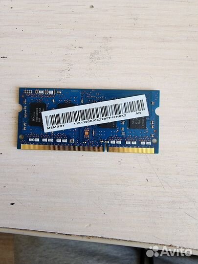 Оперативная память для ноутбука ddr3 4 gb L