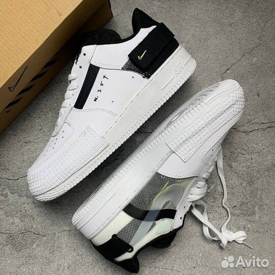 Nike Air Force 1 Type N354 White Volt Black