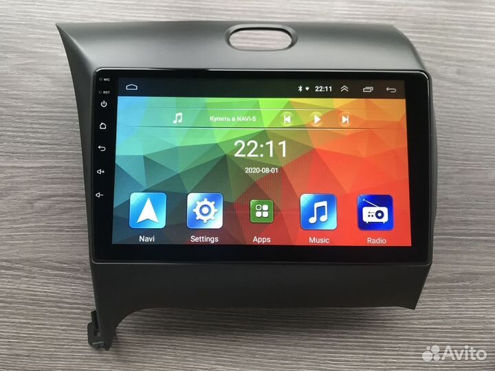 Магнитола Kia Cerato с камерой на Android