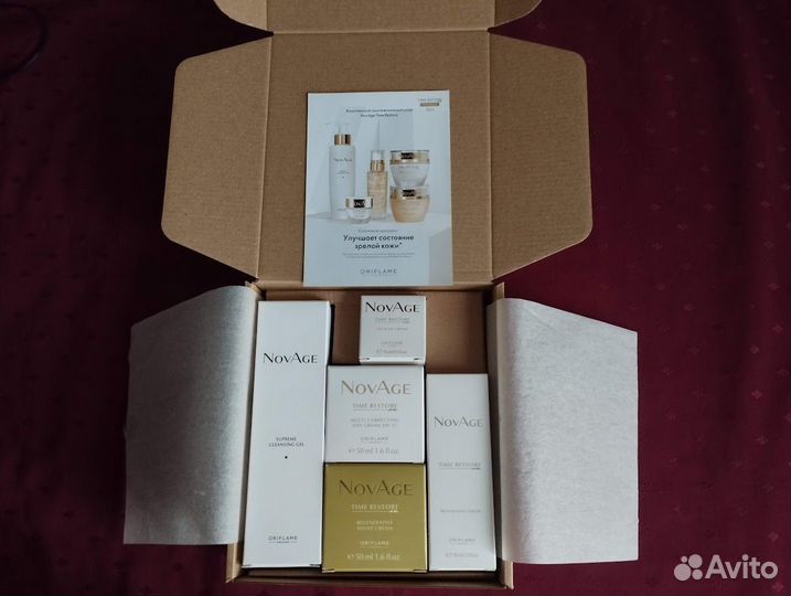 Крем для лица NovAge Time Restore для кожи 50+