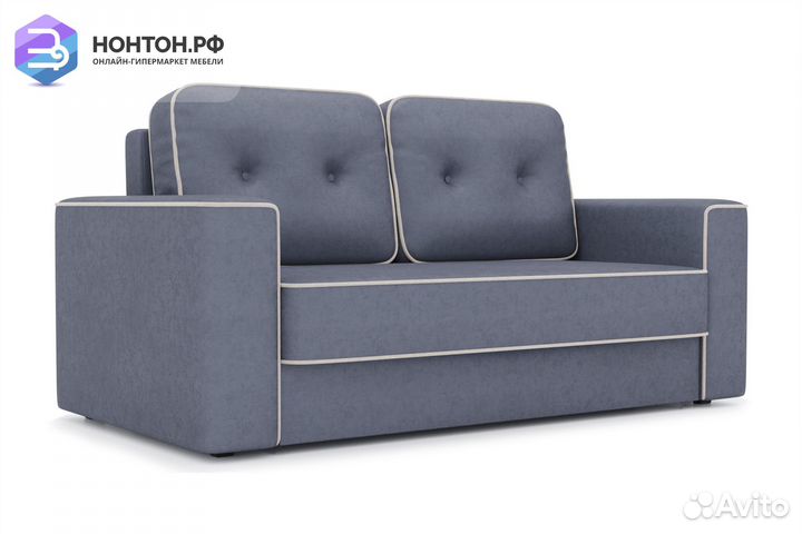 Диван еврокнижка Берген темно-серый