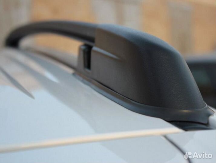 Рейлинги на крышу Форд Фокус 3 (Ford Focus) серые