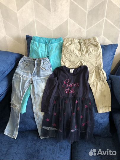 Вещи на девочку пакетом 104 размер