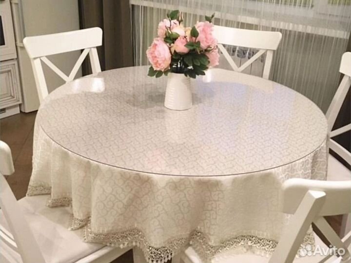 Скатерть гибкое стекло на стол