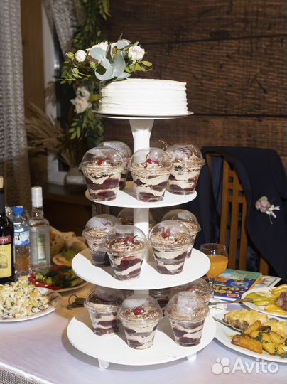Многоярусная подставка для торта и пирожных