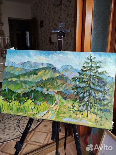 Картина маслом. Пейзаж