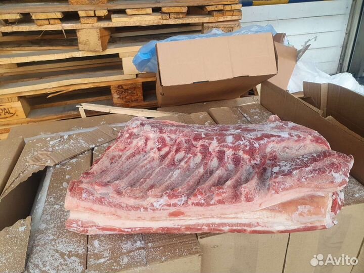 Грудинка свиная замороженная без кости Ивр