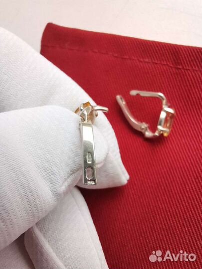 Серьги серебро 925
