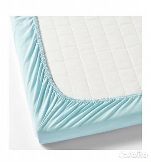 Простынь на резинке IKEA для детской кроватки