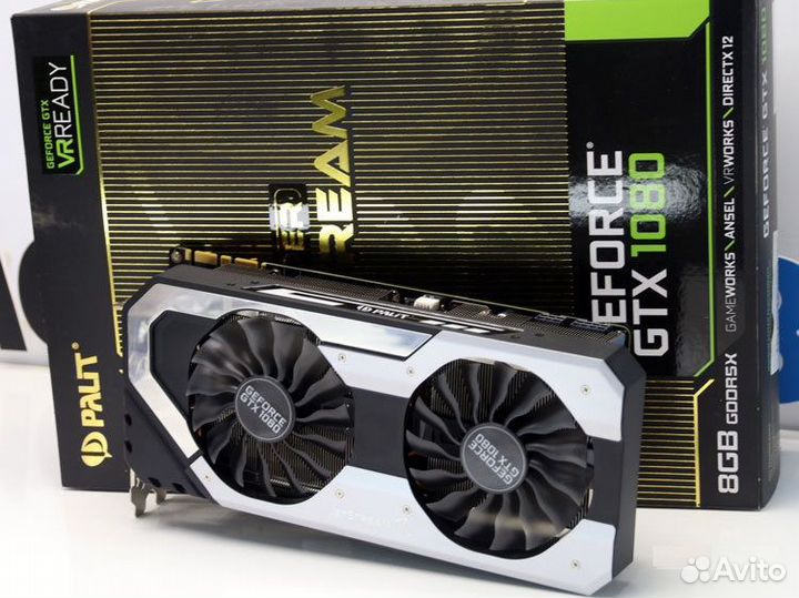 Видеокарта Palit GeForce GTX 1080 JetStream 8GB