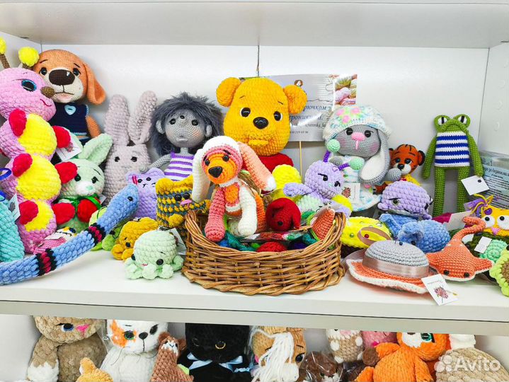 Вязаные игрушки ручной работы