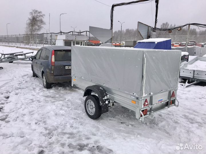 Прицеп Сст 7132-02С самосвал с тентом 1,0м