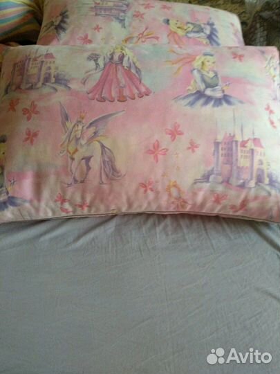 Большие,диванные подушки2 шт,перьевая