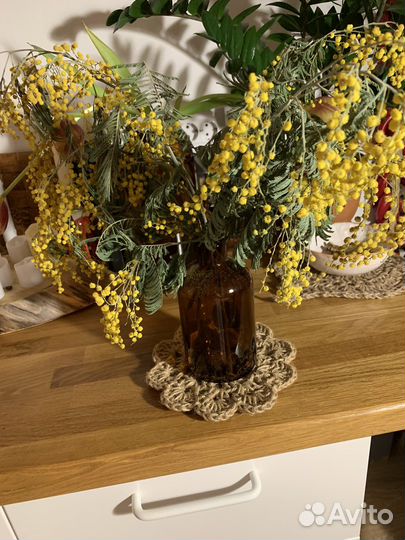 Салфетка из джута декоративная