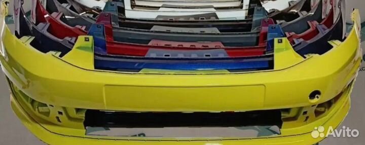 Бампер передний Белый Volkswagen Polo 5 15-20