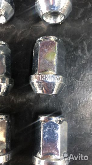 Гайки для колёс 12х1.25х35 кл. 19 цинк