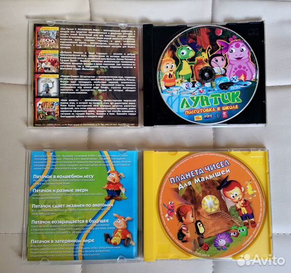 Учимся считать на DVD и подготовка к школе на пк