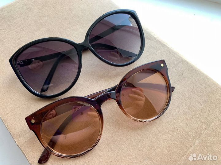 Солнцезащитные очки женские 2 шт