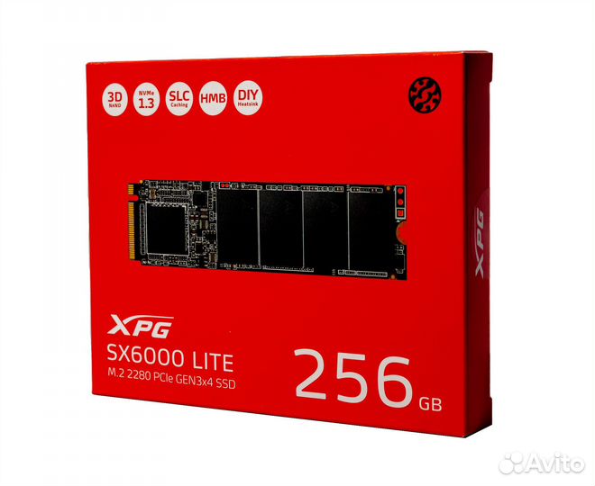 256 гб SSD M.2 накопитель adata XPG SX6000 Lite