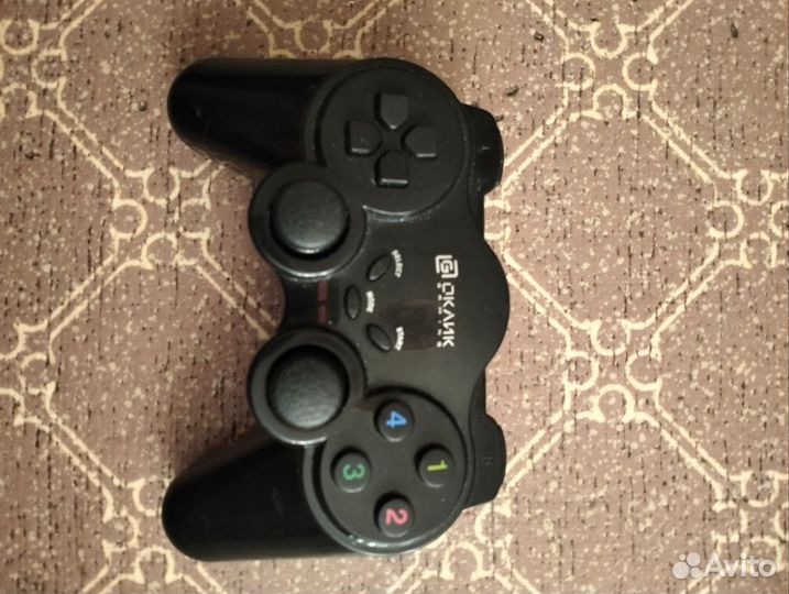 Беспроводной геймпад Oklick б/у работает