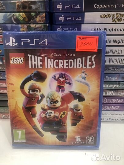 Lego суперсемейка ps4 диск