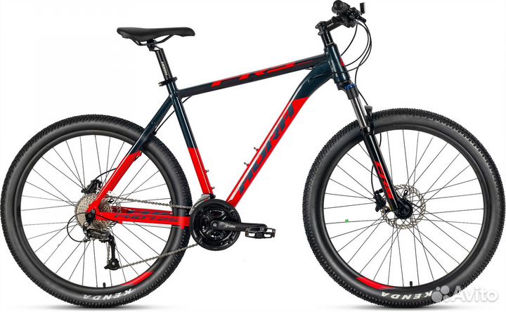 Велосипед horh forest FHD 7.25 27.5 (2022) Gray-Re