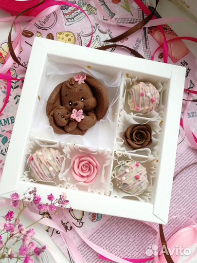 Шоколад ручной работы ко дню мамы