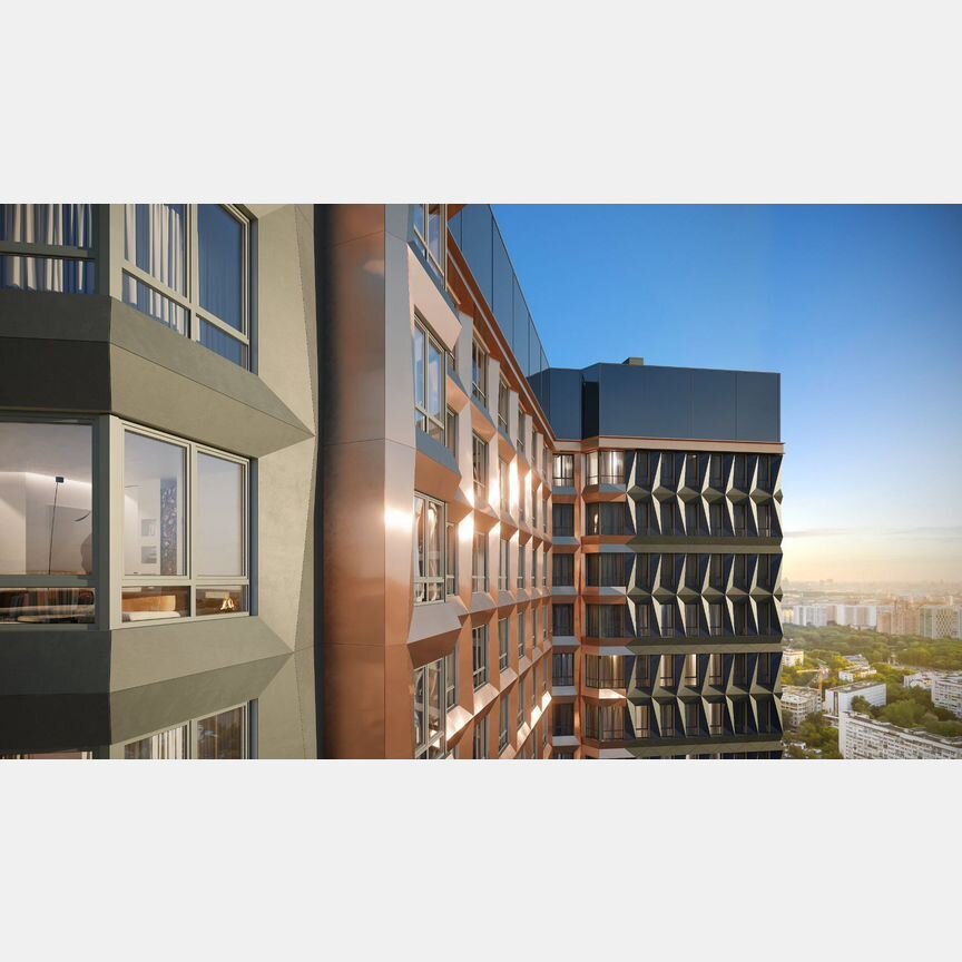 1-к. квартира, 42 м², 31/50 эт.