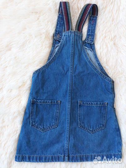 Джинсовый сарафан для девочки