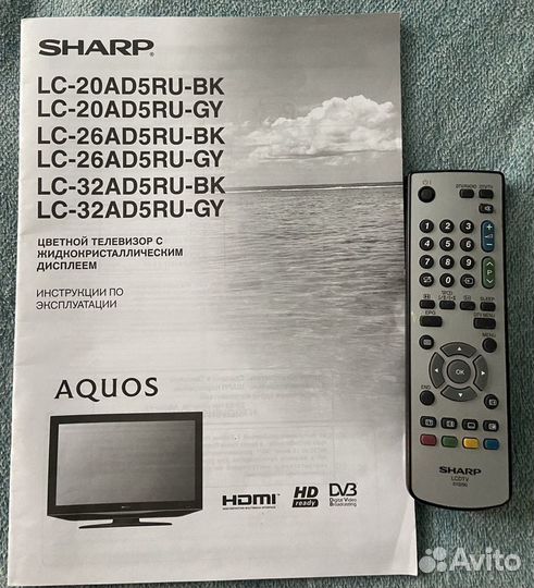 Телевизор Sharp Aquos LC- 26ad5ru-GY