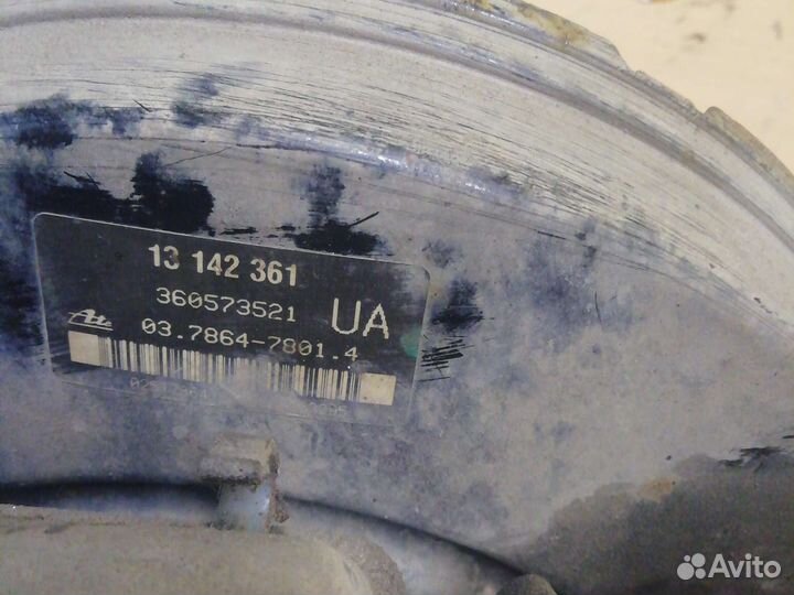 Вакуумный усилитель тормозов с гтц opel zafira b