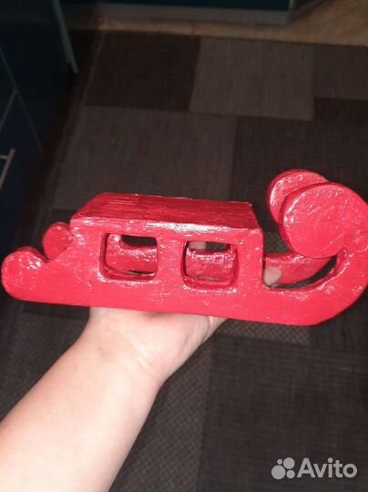 Санки маленькие,поделка на новый год