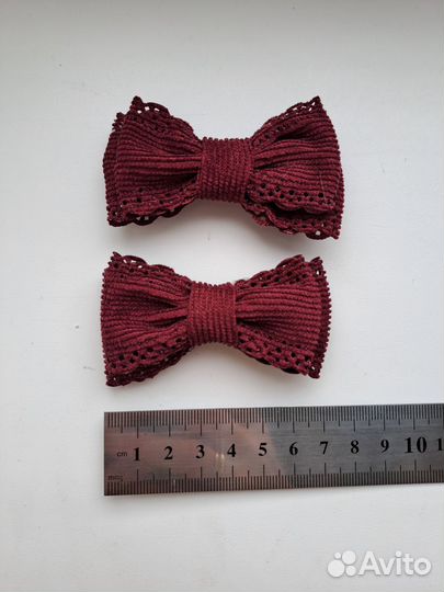 Бантики клик клак ручной работы