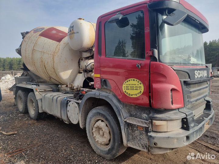Автобетоносмеситель Scania P400, 2013