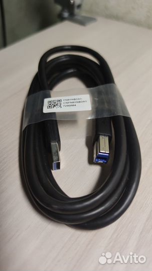 Кабель dell USB 3.0 A(M) -USB 3.0 B(M) 1,8м