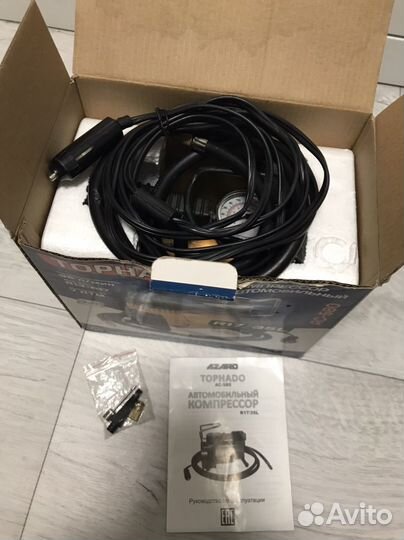 Компрессор автомобильный azard tornado ас-580