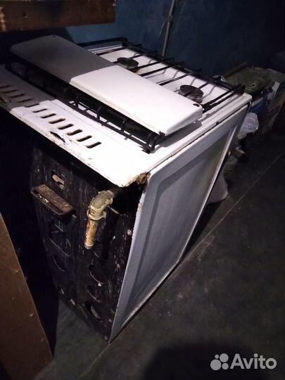 Газовая плита СССР 4 конфорок и духовка